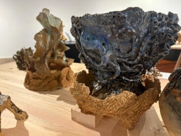 Una de las piezas de cerámica elaboradas por Pepa Fuster
