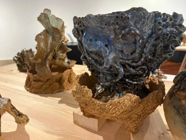 Imagen: Una de las piezas de cerámica elaboradas por Pepa Fuster