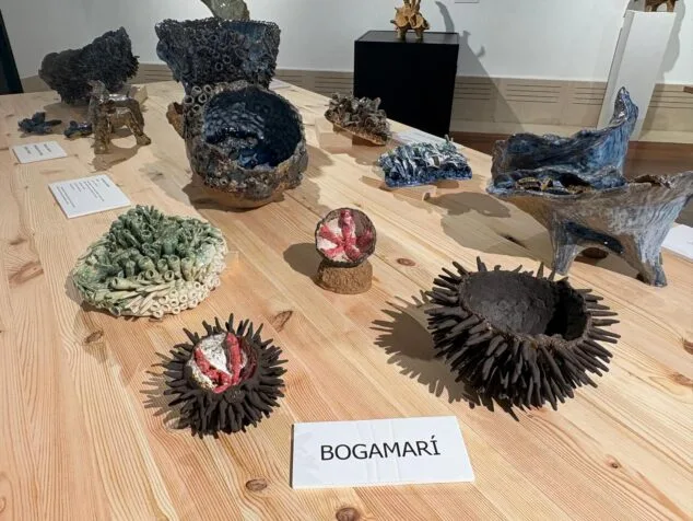 Imagen: Piezas de cerámica elaboradas por Pepa Fuster