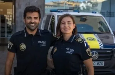 Elena Torres y Toni Soler, Policias de Xàbia galardonados