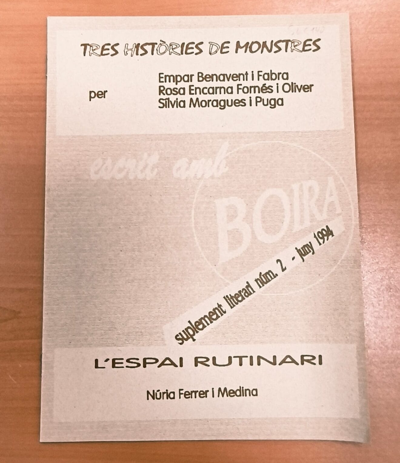 Portada de los periódicos escolares de Xàbia (1)