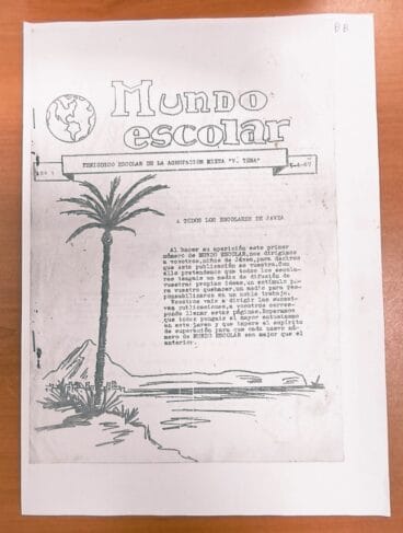 Portada de los periódicos escolares de Xàbia (14)