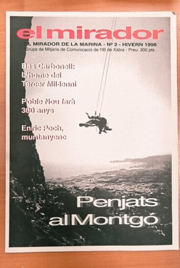 Portada de uno de los periódicos escolares de Xàbia