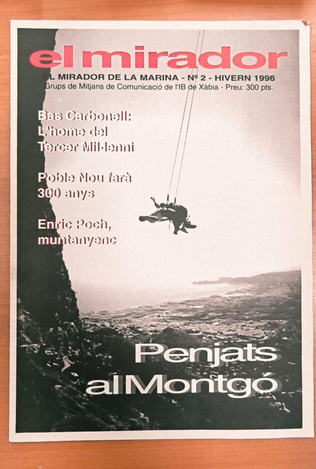 Imagen: Portada de uno de los periódicos escolares de Xàbia