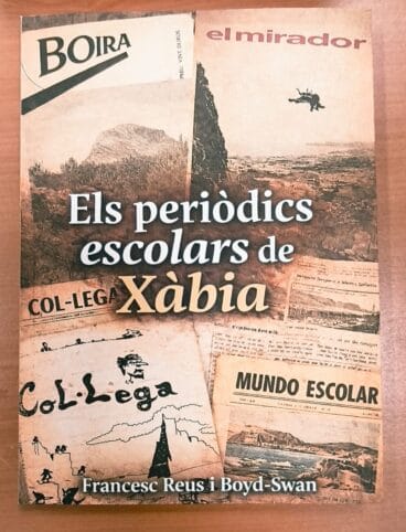 Portada del libro de Francisco Reus de los periódicos escolares de Xàbia