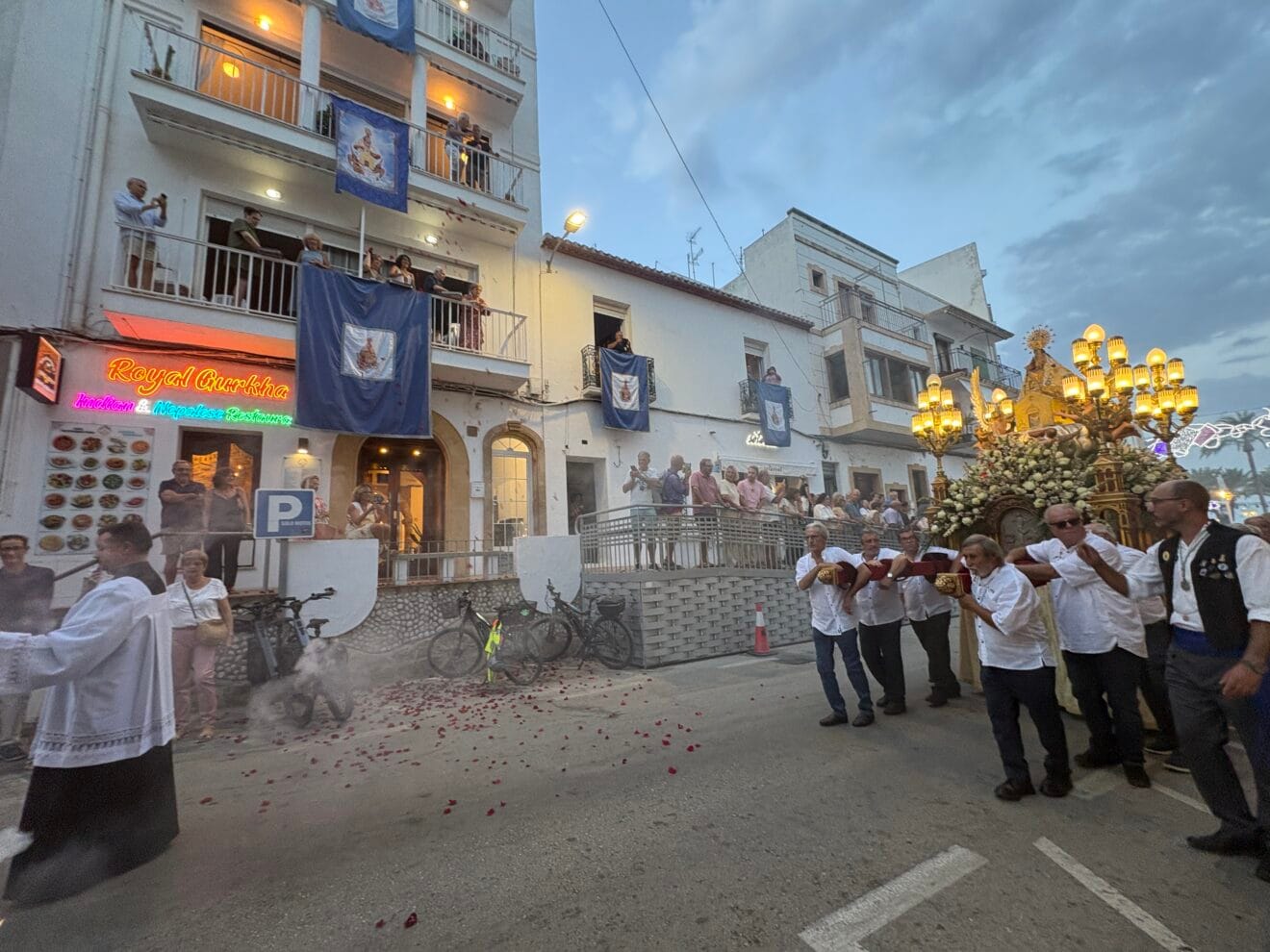 Procesión a la Virgen de Loreto Xàbia 2026