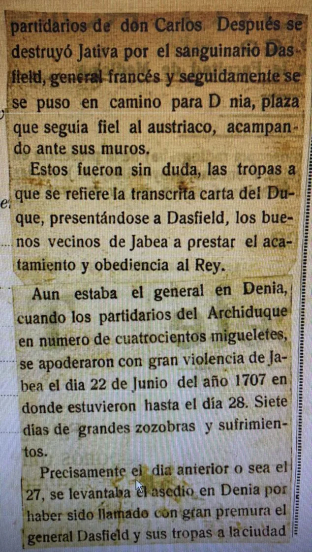 Imagen: Recorte de prensa donde se narra la duración del saqueo | Foto AMX
