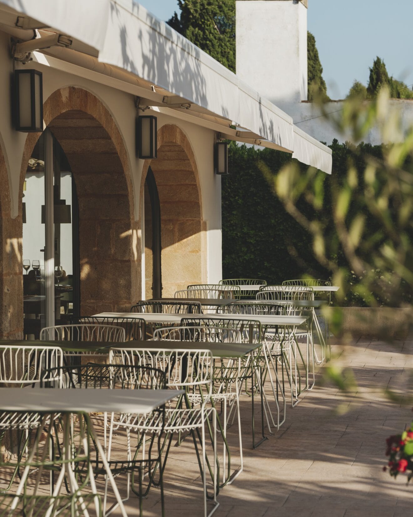 Una agradable terraza
