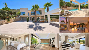 388 m², dos piscinas y sauna la villa que sorprende en Xàbia