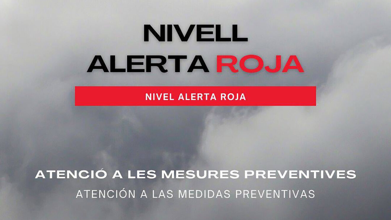 Alerta roja - Medidas Ayuntamiento de Xàbia