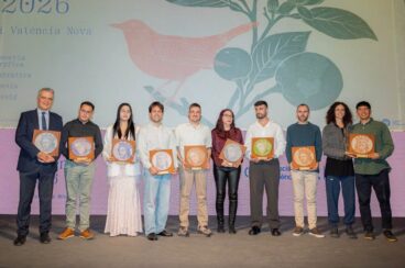 Arnau Castell junto a los premiados