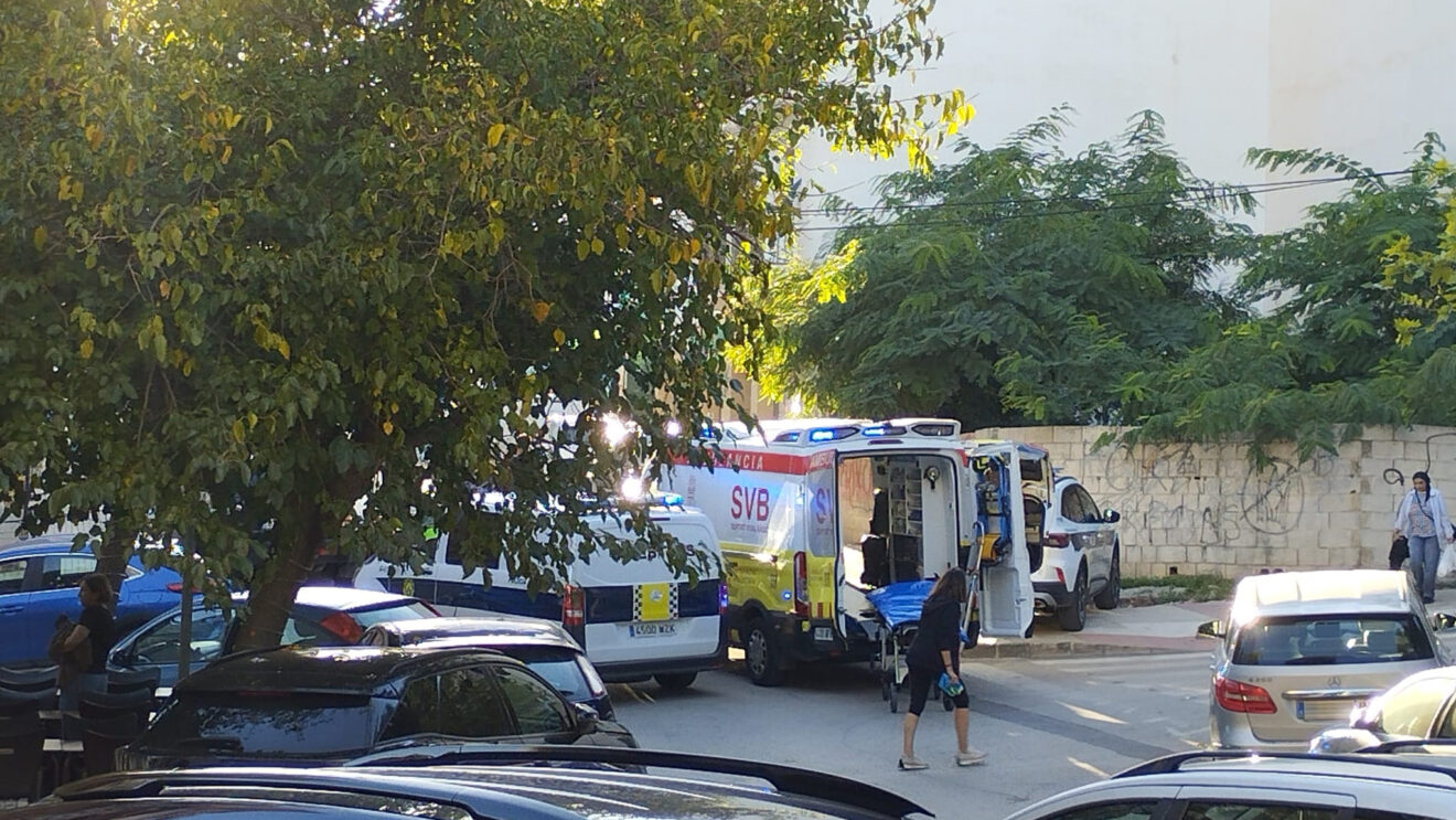 Asistencia sanitaria tras el suceso en Xàbia