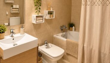 Baño moderno y equipado