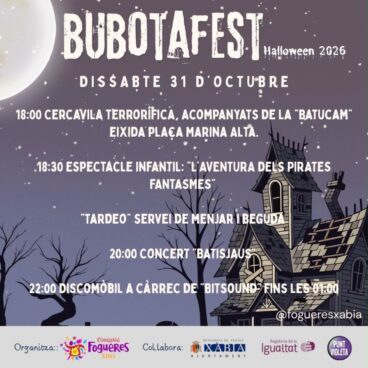 Cartel del Bubotafest Xàbia 2026