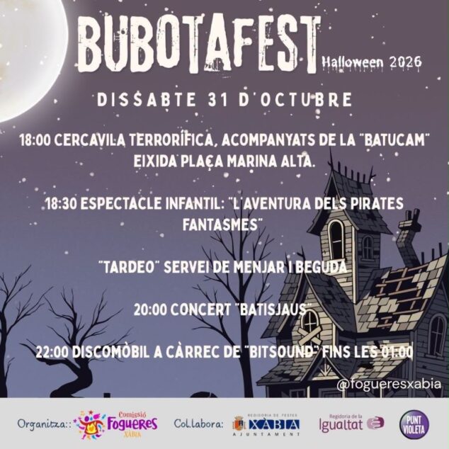 Imagen: Cartel del Bubotafest Xàbia 2026