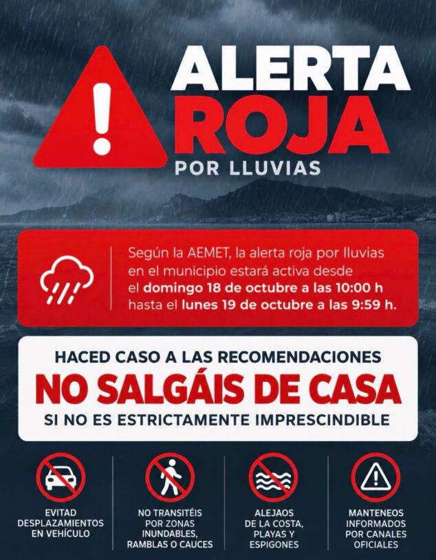 Imagen: Cartel No salir de casa