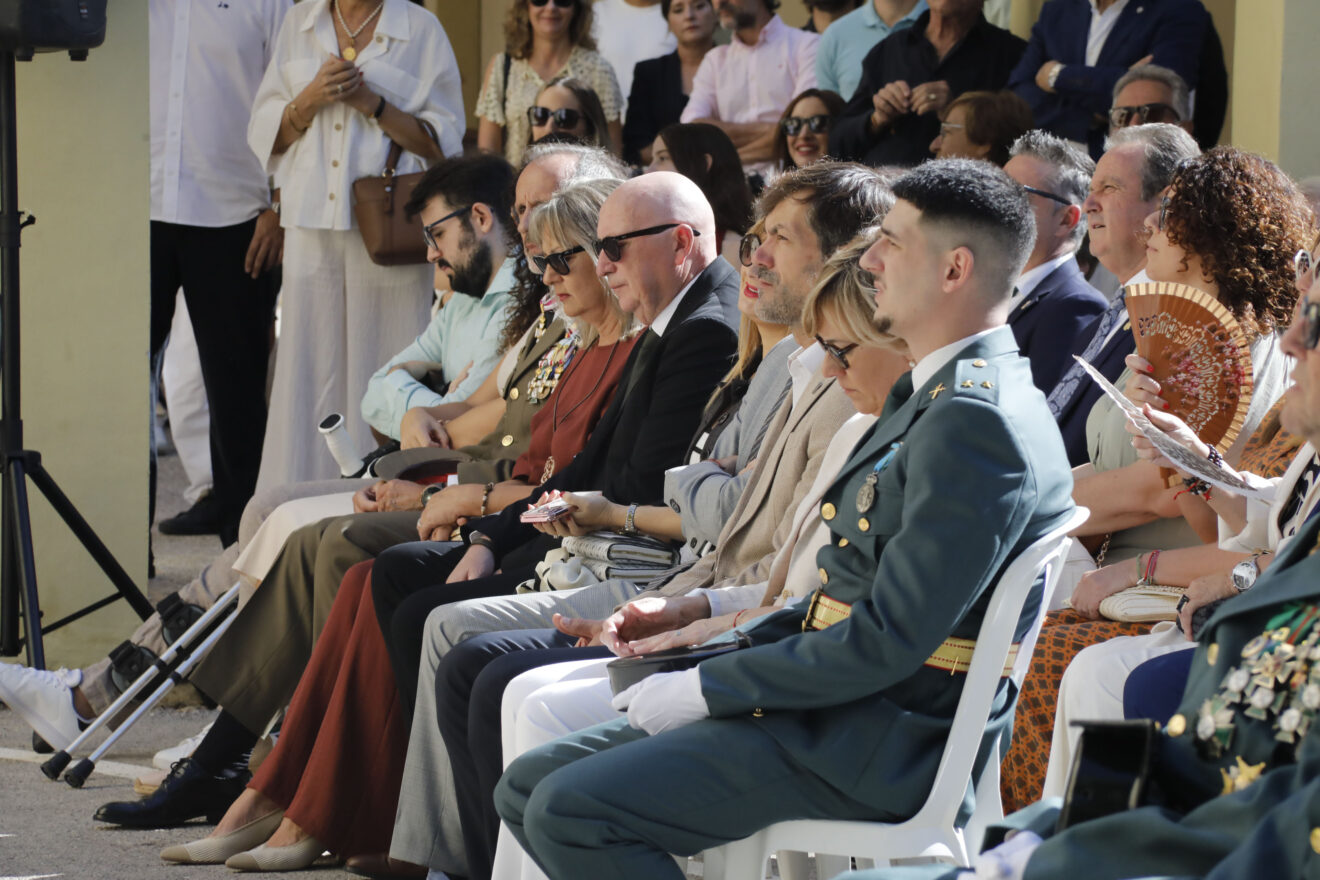 Celebración de la patrona de la Guardia Civil en el patio del cuartel de Xàbia (1)
