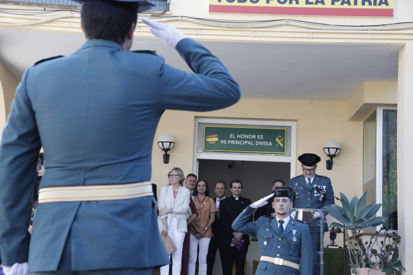 Celebración de la patrona de la Guardia Civil en el patio del cuartel de Xàbia (10)
