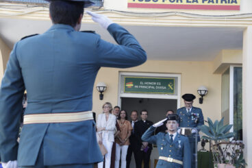 Celebración de la patrona de la Guardia Civil en el patio del cuartel de Xàbia (10)