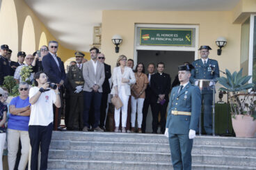 Celebración de la patrona de la Guardia Civil en el patio del cuartel de Xàbia (11)