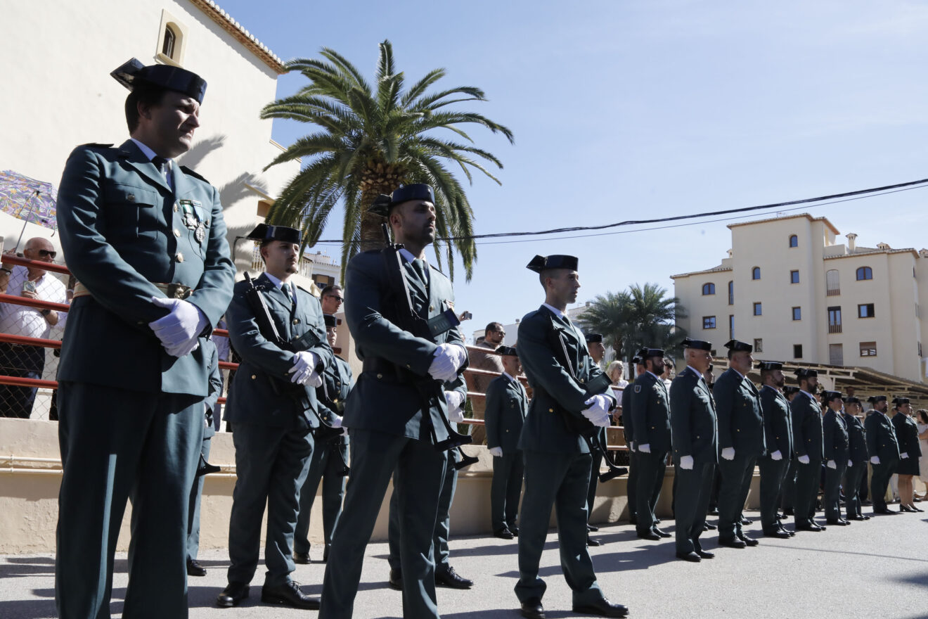 Celebración de la patrona de la Guardia Civil en el patio del cuartel de Xàbia (12)