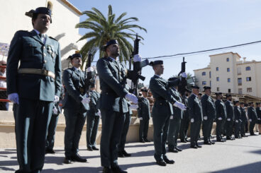 Celebración de la patrona de la Guardia Civil en el patio del cuartel de Xàbia (14)