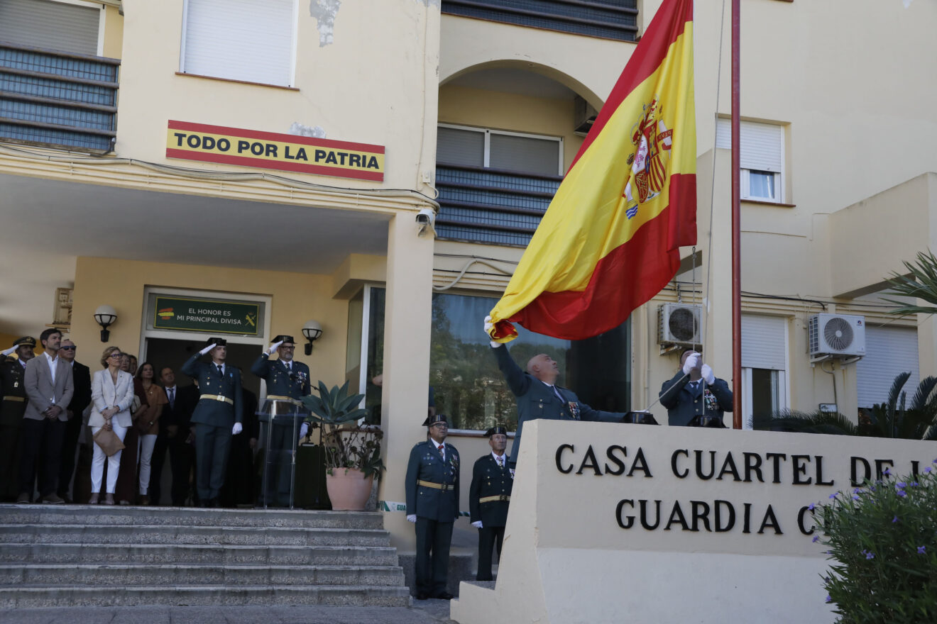 Celebración de la patrona de la Guardia Civil en el patio del cuartel de Xàbia (16)