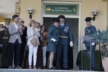 Celebración de la patrona de la Guardia Civil en el patio del cuartel de Xàbia (21)