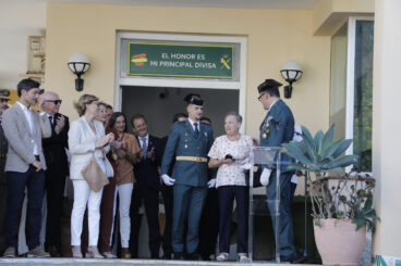 Celebración de la patrona de la Guardia Civil en el patio del cuartel de Xàbia (27)