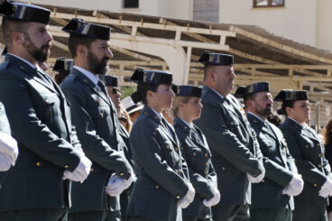 Celebración de la patrona de la Guardia Civil en el patio del cuartel de Xàbia (28)