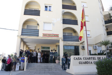 Celebración de la patrona de la Guardia Civil en el patio del cuartel de Xàbia (31)
