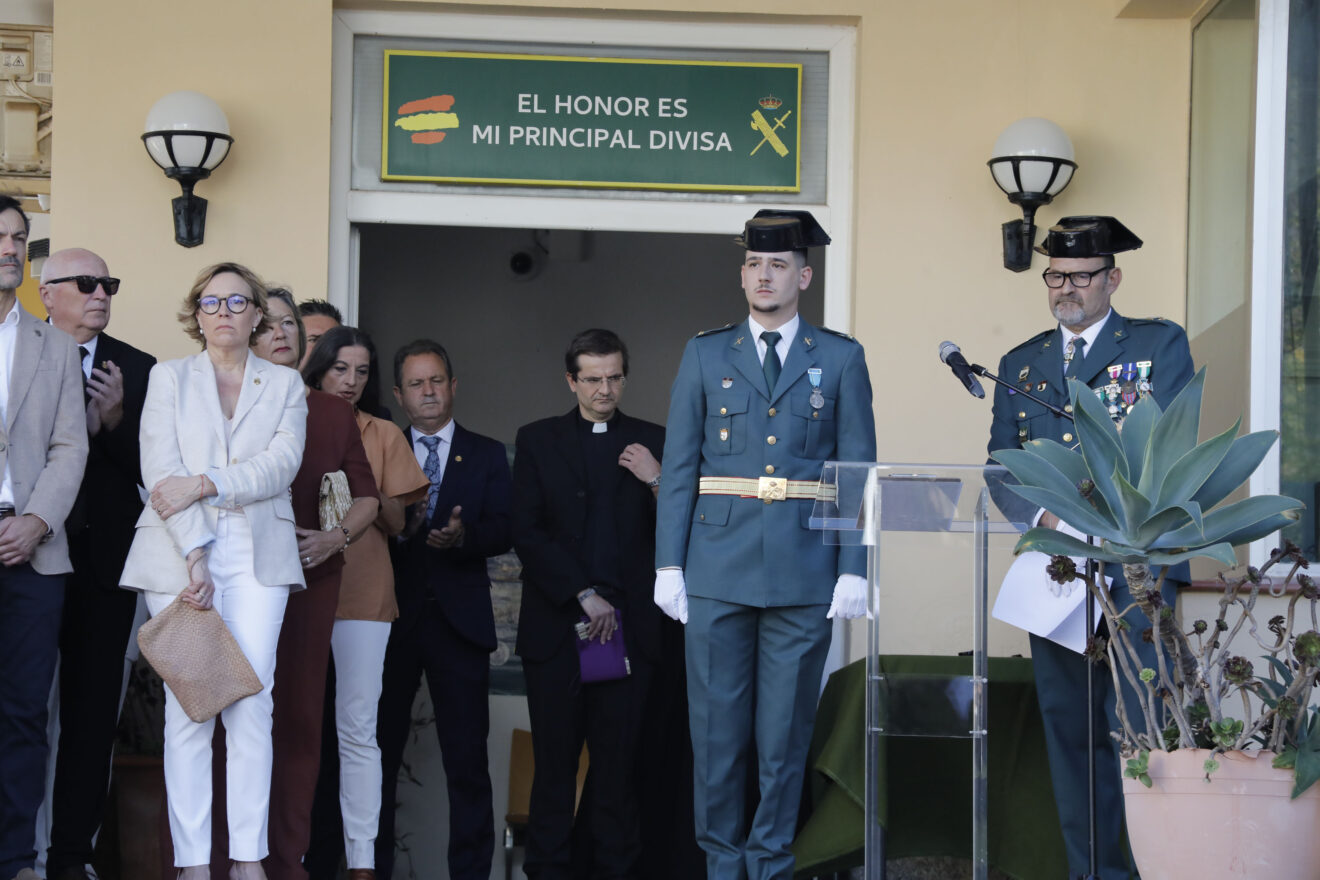 Celebración de la patrona de la Guardia Civil en el patio del cuartel de Xàbia (32)