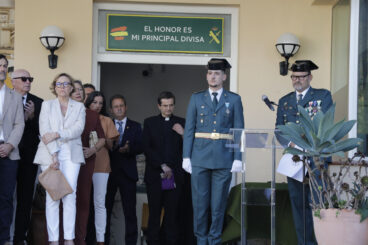 Celebración de la patrona de la Guardia Civil en el patio del cuartel de Xàbia (32)