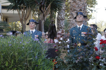 Celebración de la patrona de la Guardia Civil en el patio del cuartel de Xàbia (39)