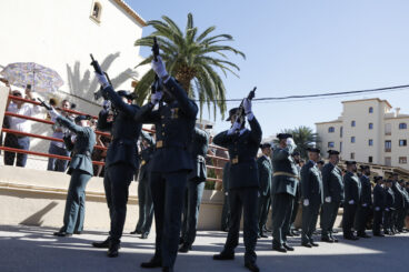 Celebración de la patrona de la Guardia Civil en el patio del cuartel de Xàbia (41)