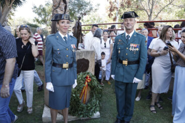 Celebración de la patrona de la Guardia Civil en el patio del cuartel de Xàbia (43)