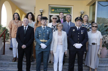 Celebración de la patrona de la Guardia Civil en el patio del cuartel de Xàbia (45)