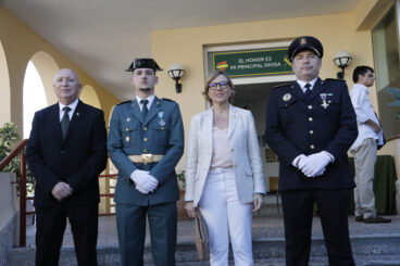 Celebración de la patrona de la Guardia Civil en el patio del cuartel de Xàbia (47)