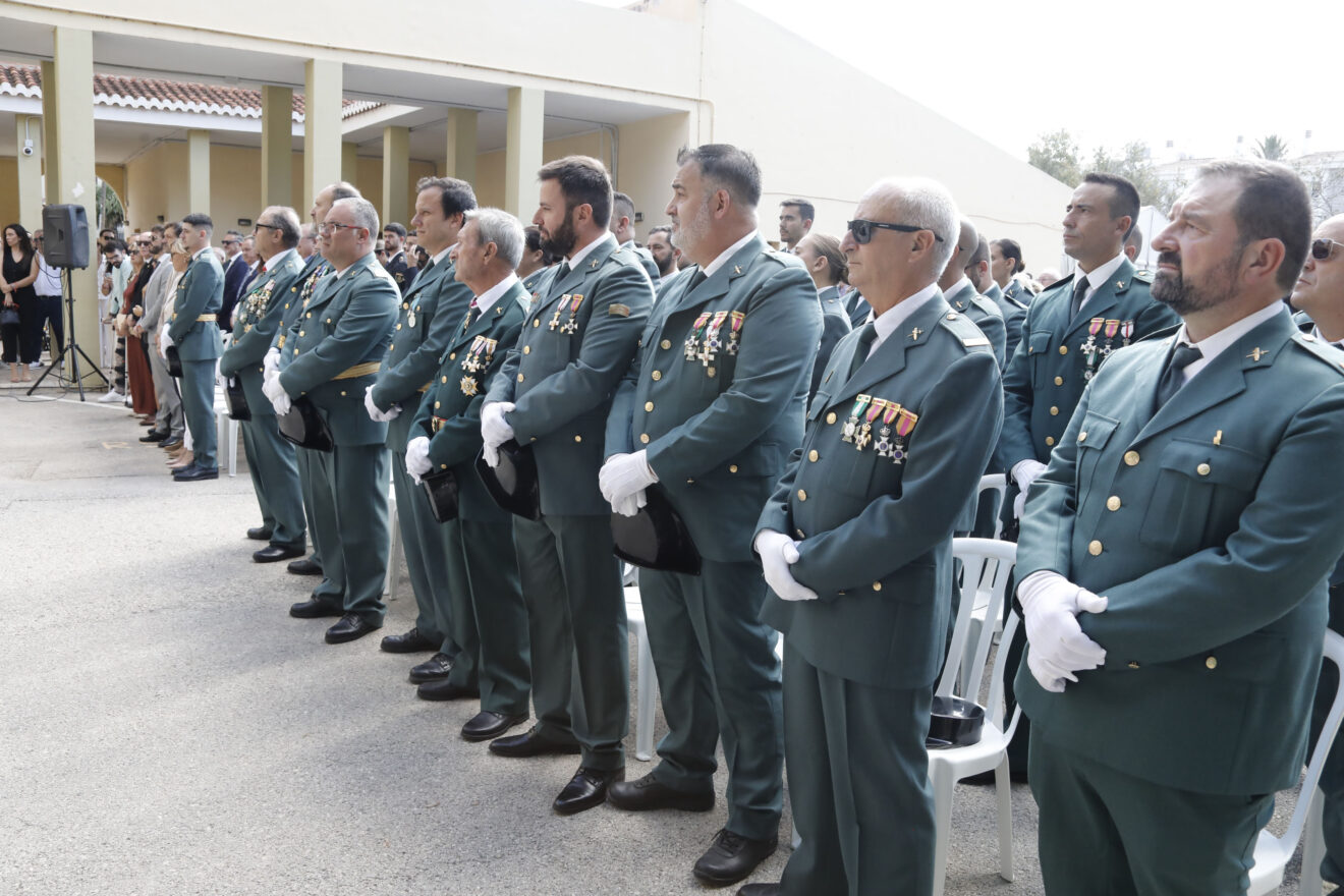 Celebración de la patrona de la Guardia Civil en el patio del cuartel de Xàbia (51)