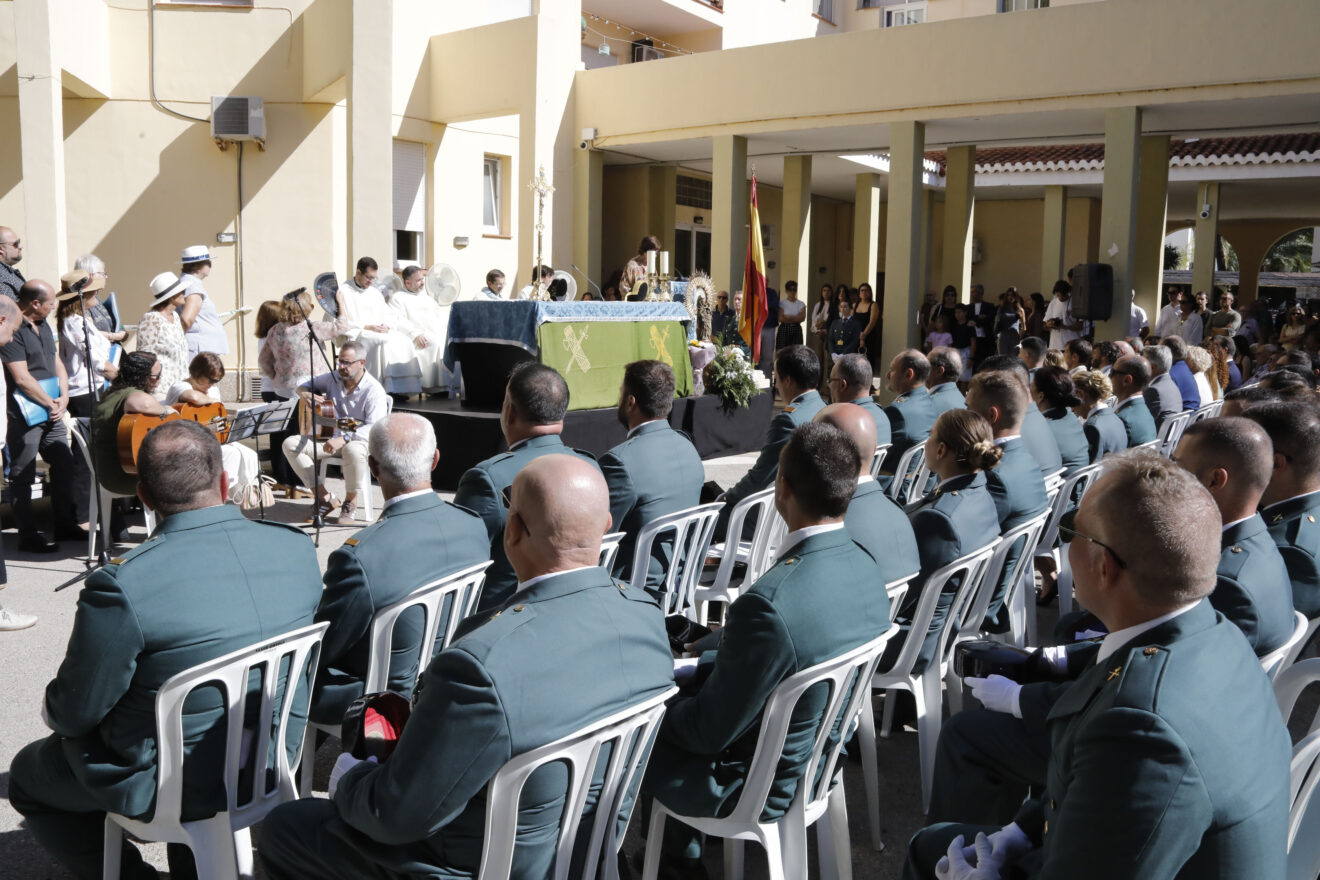 Celebración de la patrona de la Guardia Civil en el patio del cuartel de Xàbia (56)
