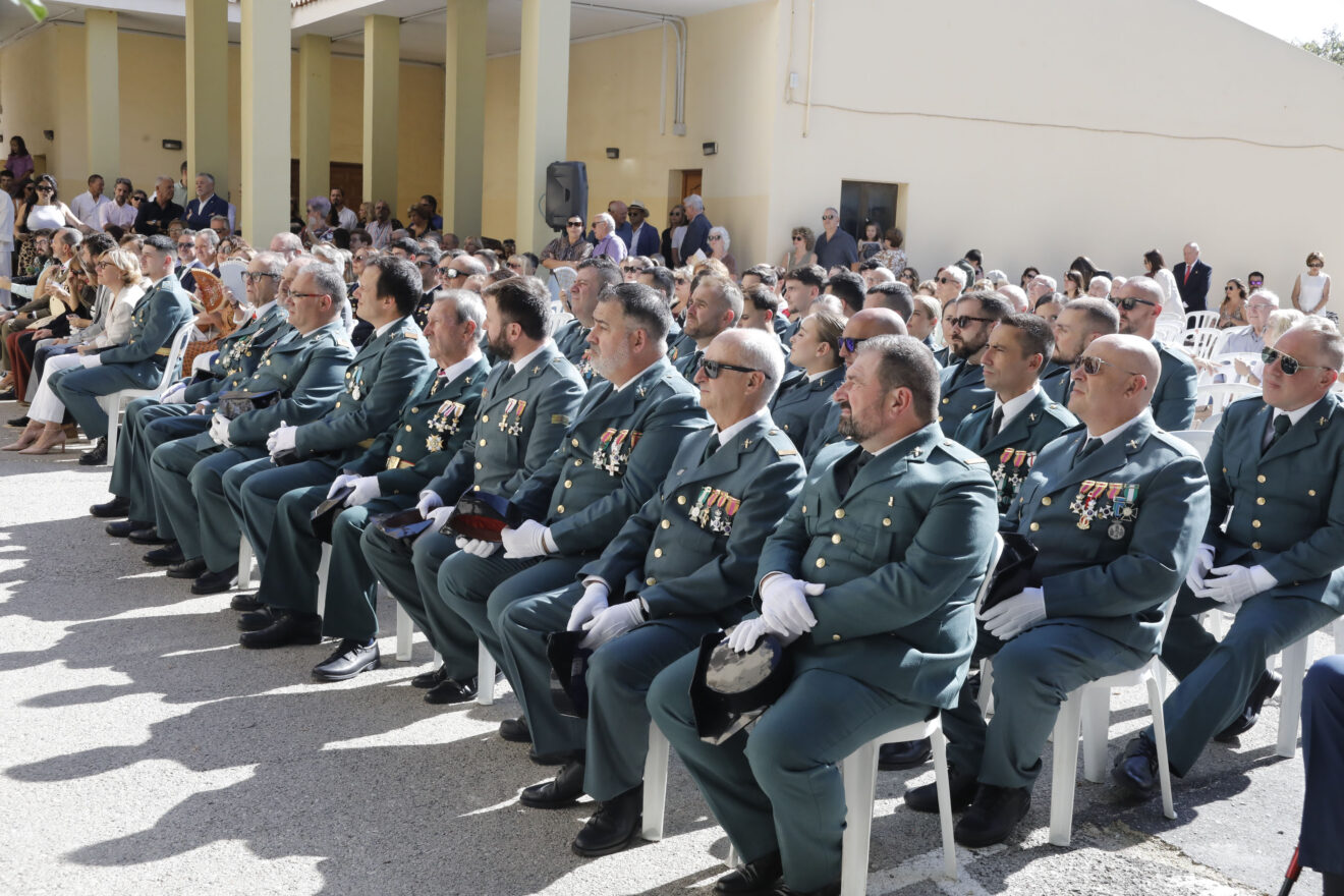 Celebración de la patrona de la Guardia Civil en el patio del cuartel de Xàbia (7)