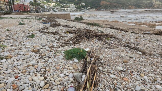 Imagen: Consecuencias en Xàbia por el Temporal Adam en el Puerto de Xàbia