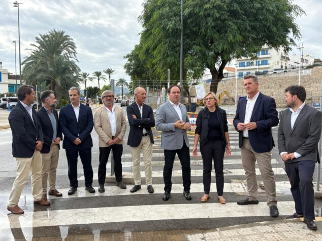 Imagen: Visita de las obras de modernización y adecuación del puerto de Xàbia