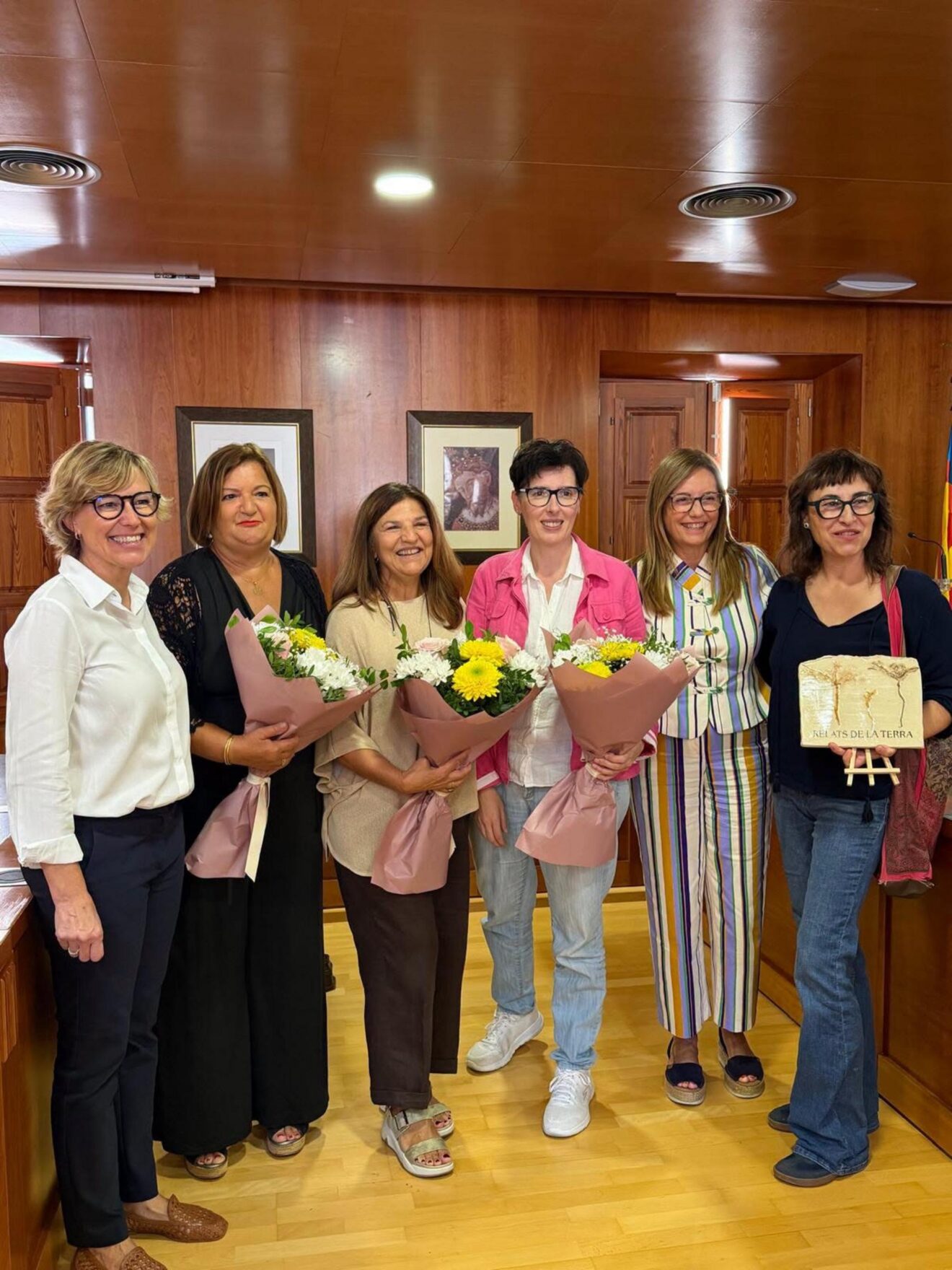 Entrega del premio del II certamen Relats de la Terra en Xàbia