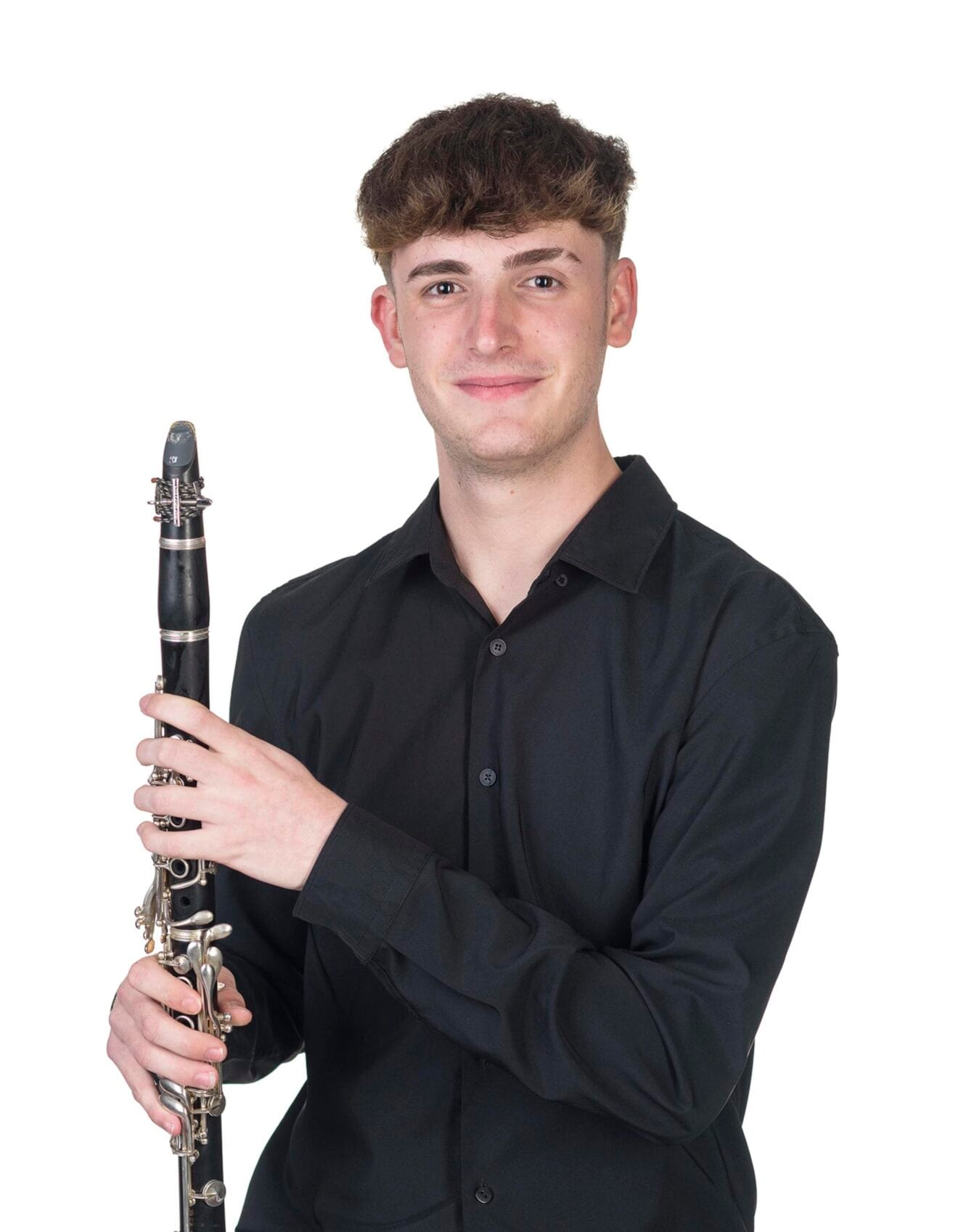Marc Gavilà, alumno de clarinete del Conservatorio de Xàbia