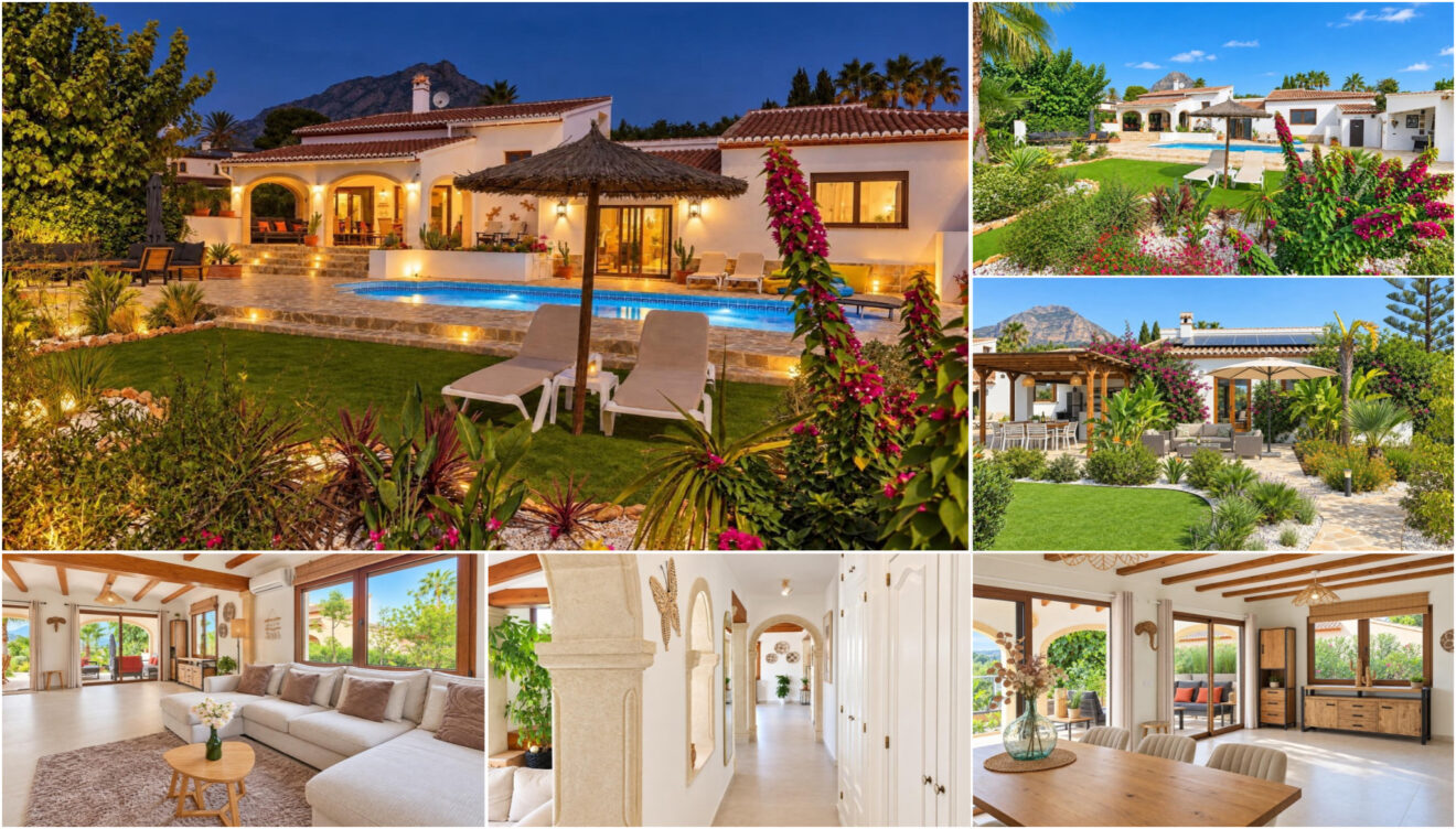 Parece un resort privado, pero es una villa en venta en Xàbia