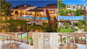 Parece un resort privado, pero es una villa en venta en Xàbia
