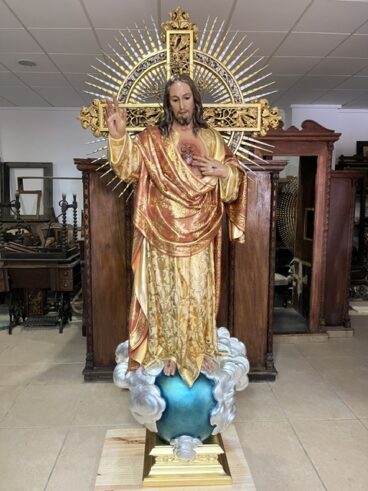 Restauración de la imagen del Sagrado Corazón de Jesús  (11)