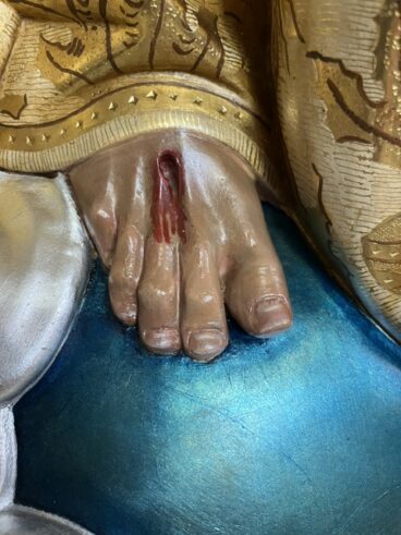 Restauración de la imagen del Sagrado Corazón de Jesús  (13)
