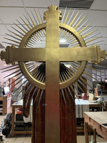 Restauración de la imagen del Sagrado Corazón de Jesús  (19)